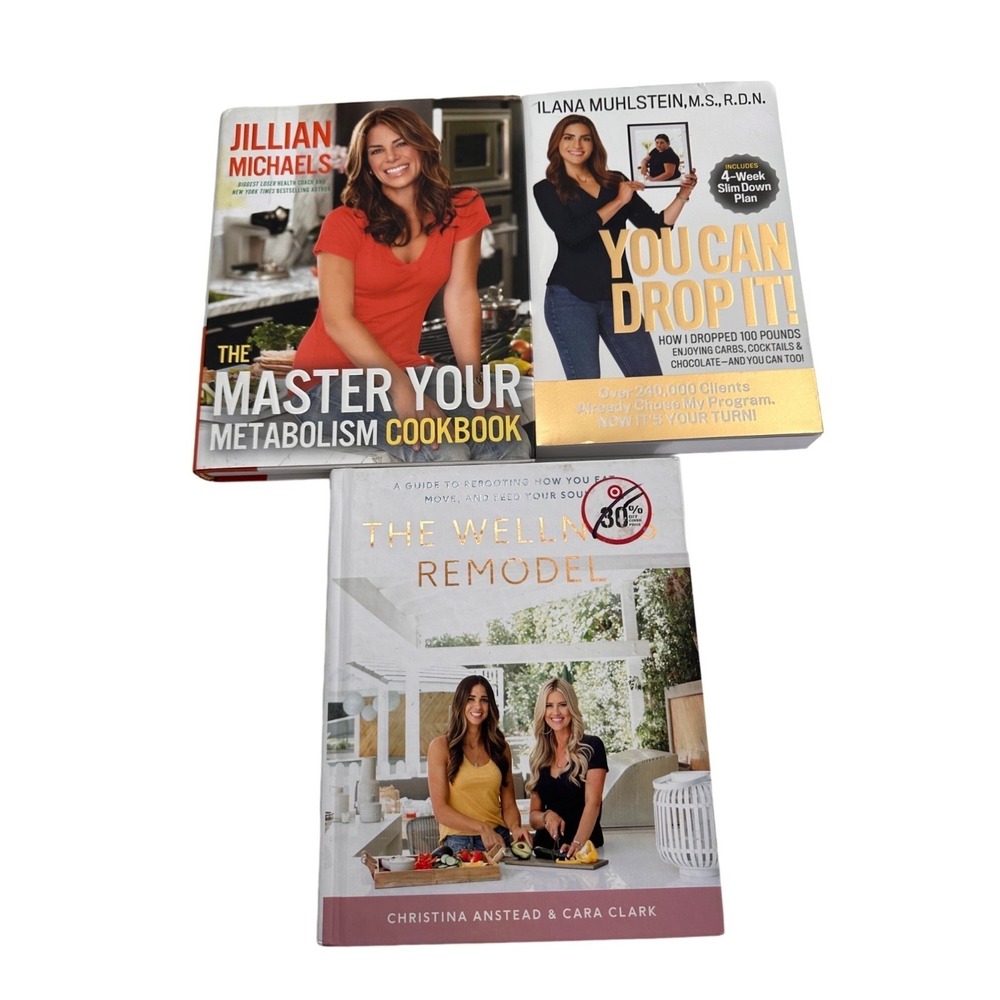 Set Of 3 Health & Weight Loss Books: "You Can Drop It!" Metabolism Book Bundle